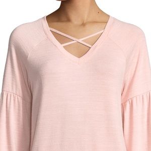 Neiman Marcus Balloon Sleeve Sweater